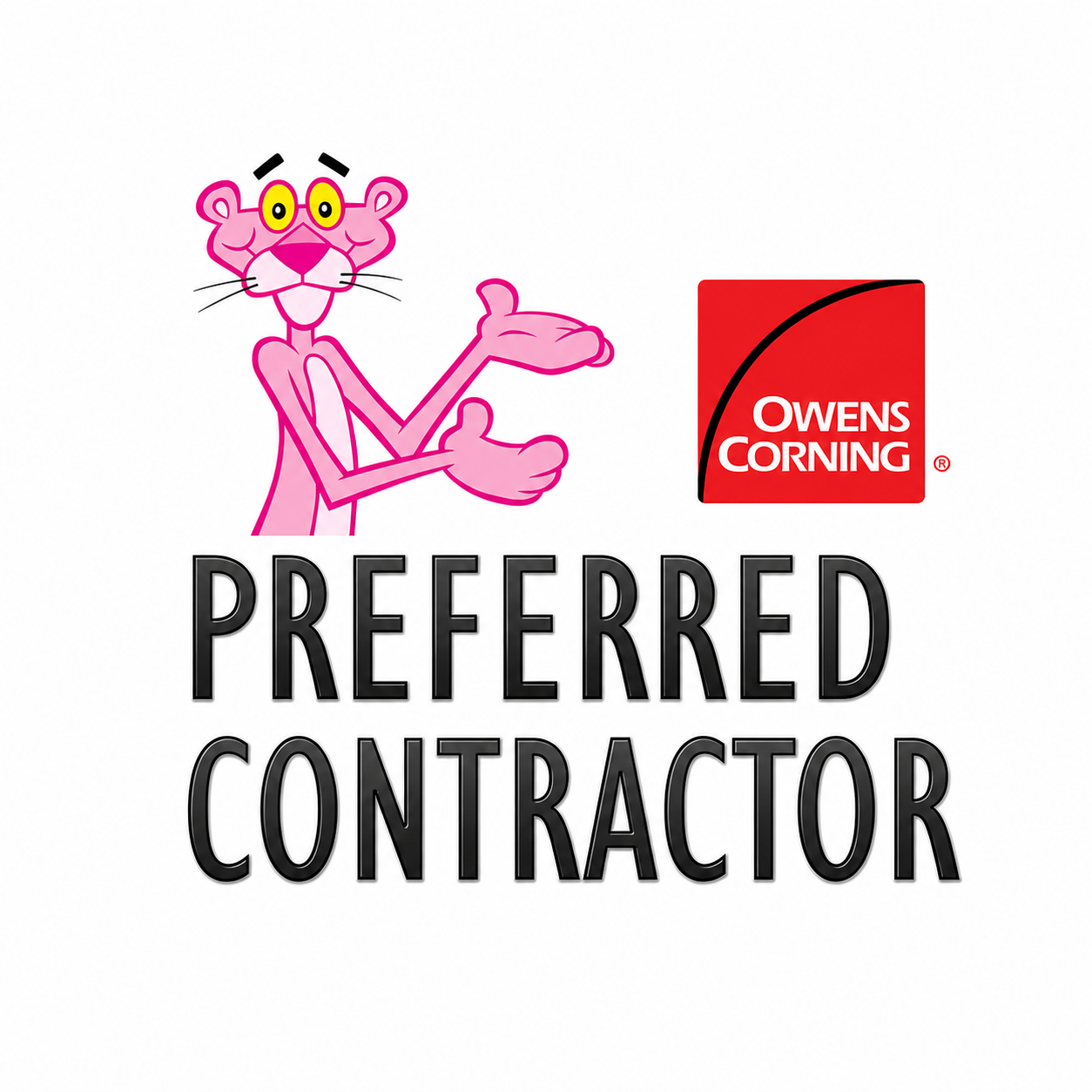 Owens Corning Roofing Preferred Contractor badge